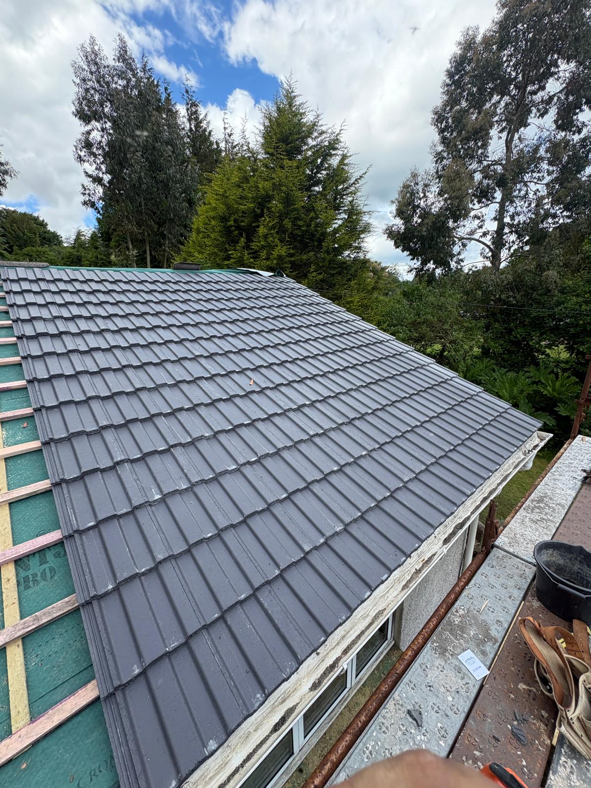 Slate roofing