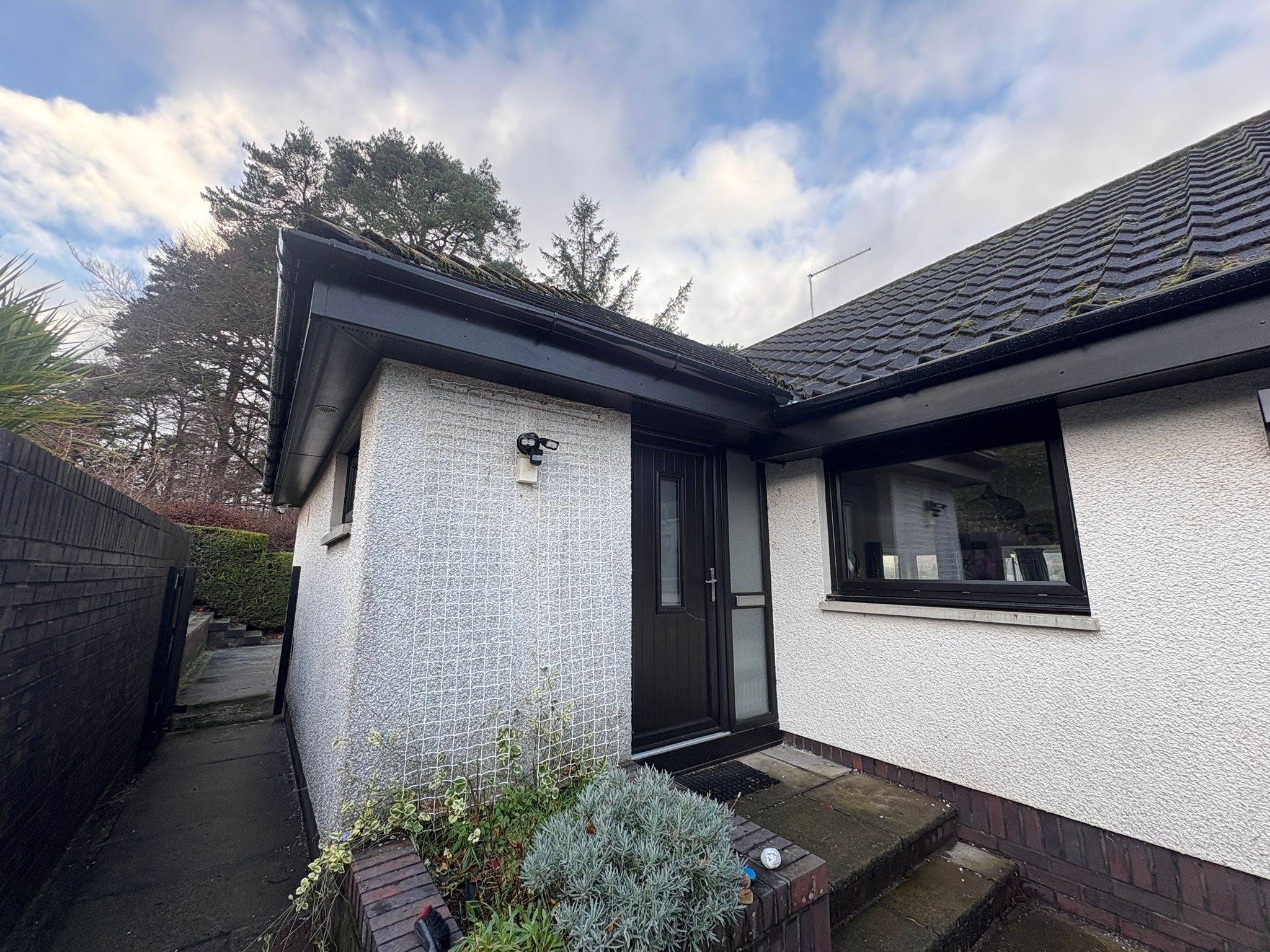 Home exterior on the Isle of Arran